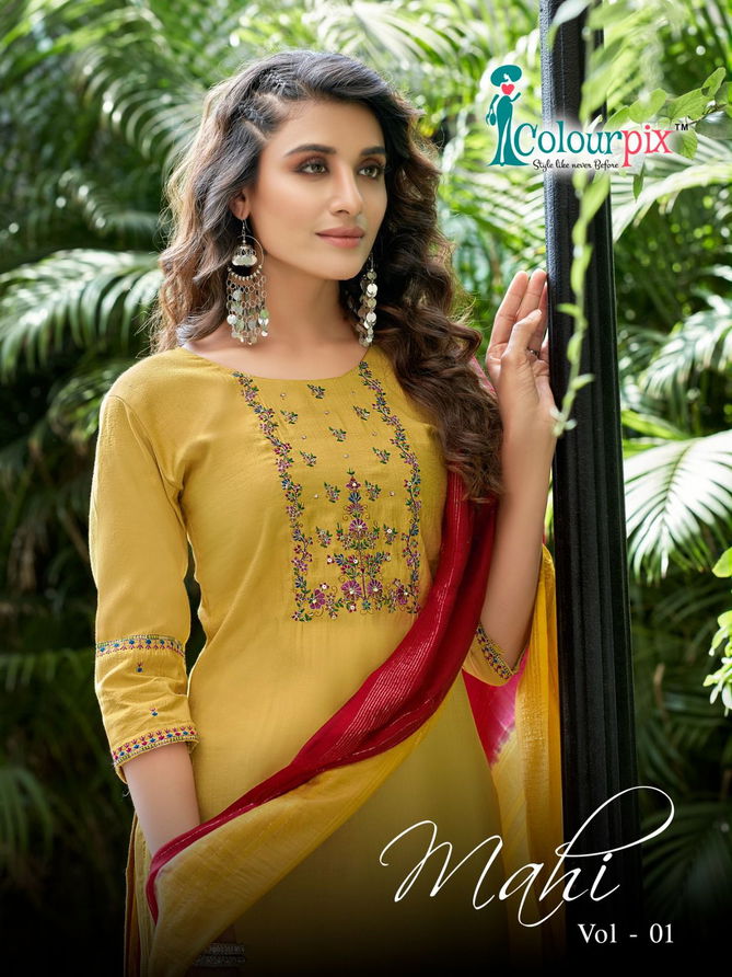 Colourpix Mahi Vol 1 Exclusive Wholesale Readymade Salwar Suits